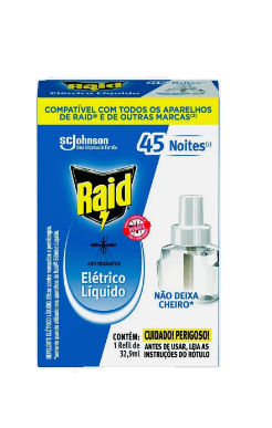INSETICIDA RAID PROTECTOR REF. 45 NOITE