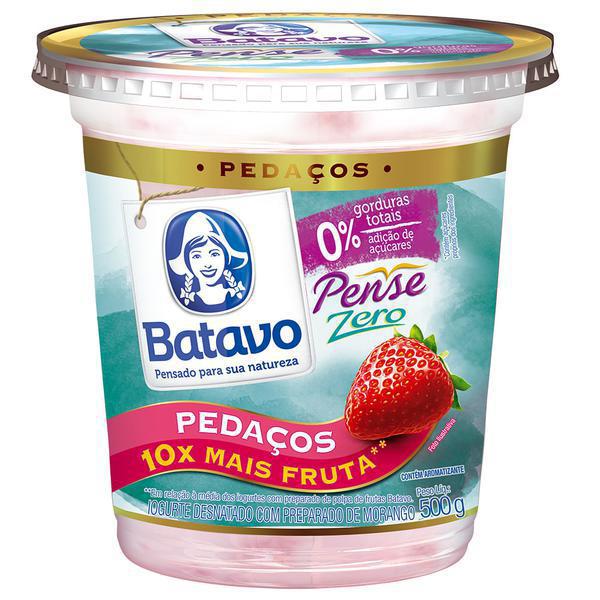 IOG BATAVO GREGO PENSE ZERO MORANGO 450G
