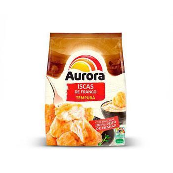 ISCAS FRANGO EMPANADAS AURORA TEMPURÁ 275G