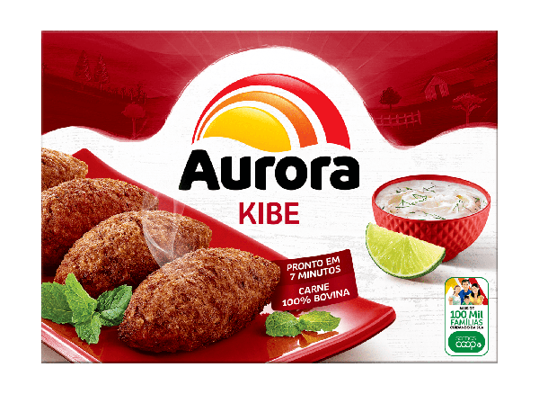 KIBE DE CARNE BOVINA AURORA 500G