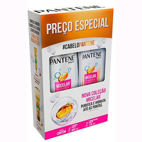 KIT PANTENE MICELAR SHAMPOO 400ML + COND