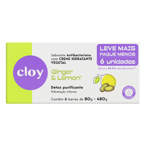 KIT SAB CLOY CREME GINGER LEMON LEVE E P