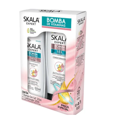 KIT SKALA SHAM+COND BOMBA DE VITAMINAS 3