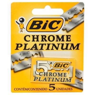 LÂMINAS BIC CHROME PLATINUM C/ 5UN