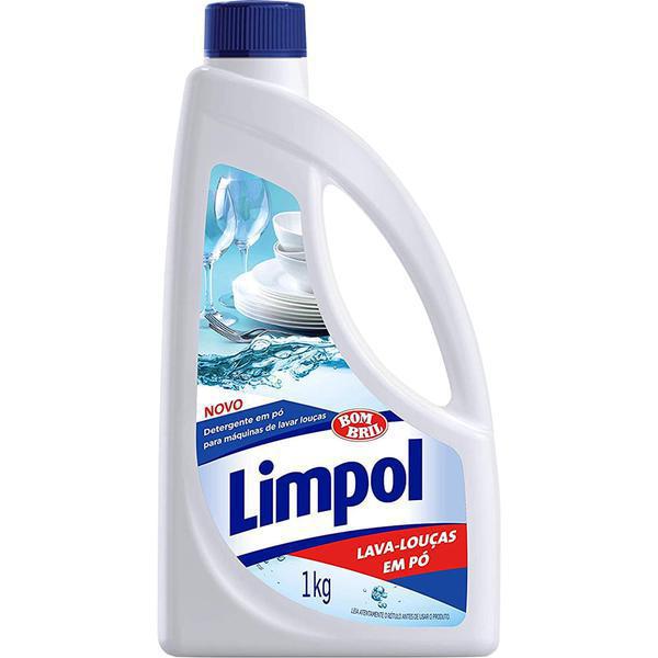 LAVA LOUÇAS EM PÓ P/MÁQUINA LIMPOL 1KG