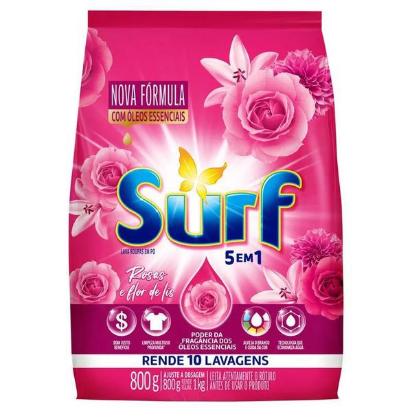 LAVA ROUPA SURF PÓ FLOR LIS ROSA SACH 80