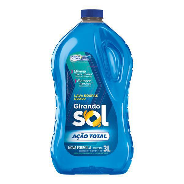 LAVA ROUPAS GIRANDO SOL 3L