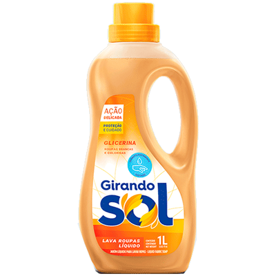 LAVA ROUPAS GIRANDO SOL GICERINA 1L