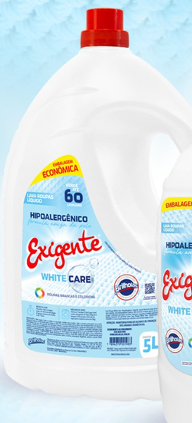 LAVA ROUPAS LÍQUIDO EXIGENTE WHITE CARE 