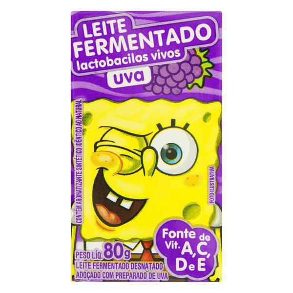 LEITE FERMENTADO BOB ESPONJA UVA 80G