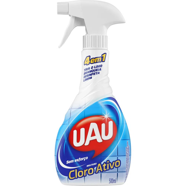 LIMPADOR UAU CLORO ATIVO GATILHO 500ML