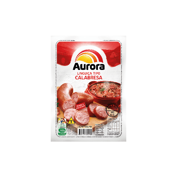 LINGUIÇA AURORA CALABRESA 400G