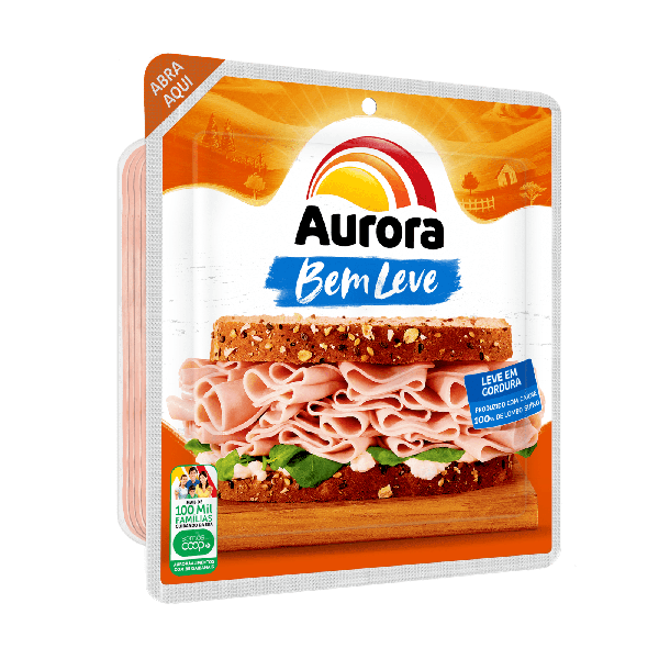 LOMBO COZIDO AURORA BEM LEVE FAT 180G