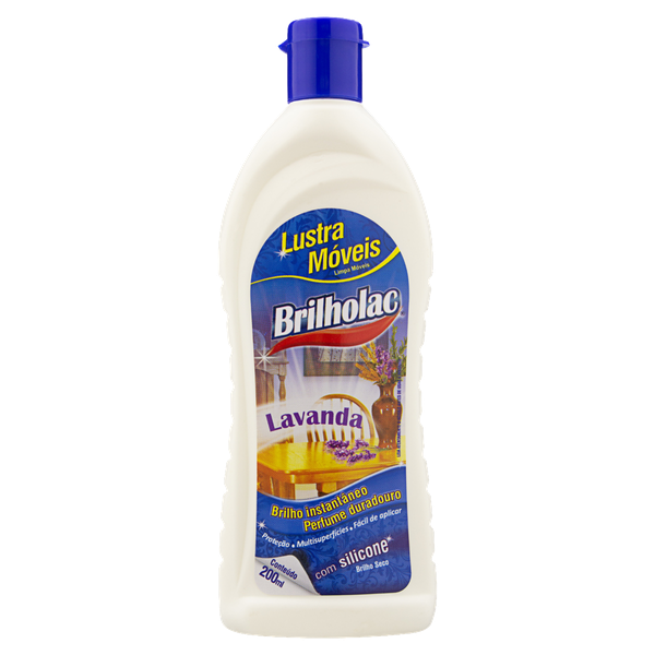 LUSTRA MÓVEIS BRILHOLAC LAVANDA 200ML