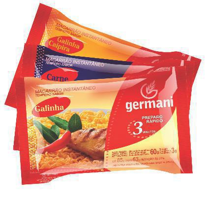 MACARRÃO INSTANTÂNEO GERMANI GALINHA 60G