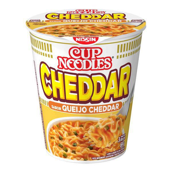 MACARRÃO NISSIN CUP NOODLES CHEDDAR 69G