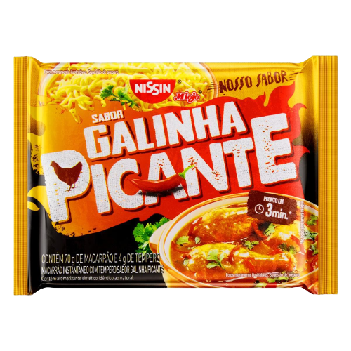 MACARRÃO NISSIN MIOJ GALINHA PICANTE 85G