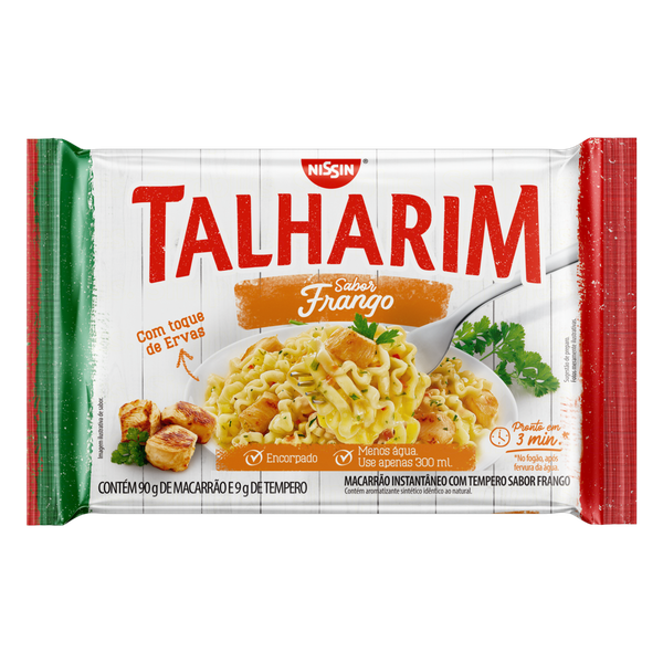 MACARRÃO NISSIN MIOJO TALHARIM FRANGO 72