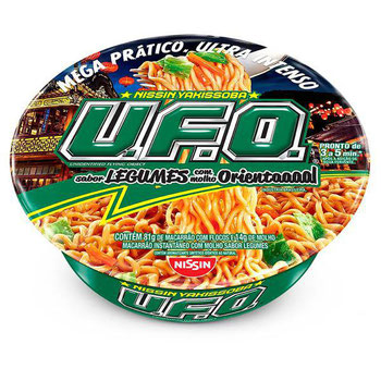 MACARRÃO NISSIN U.F.O. LEGUMES 95G