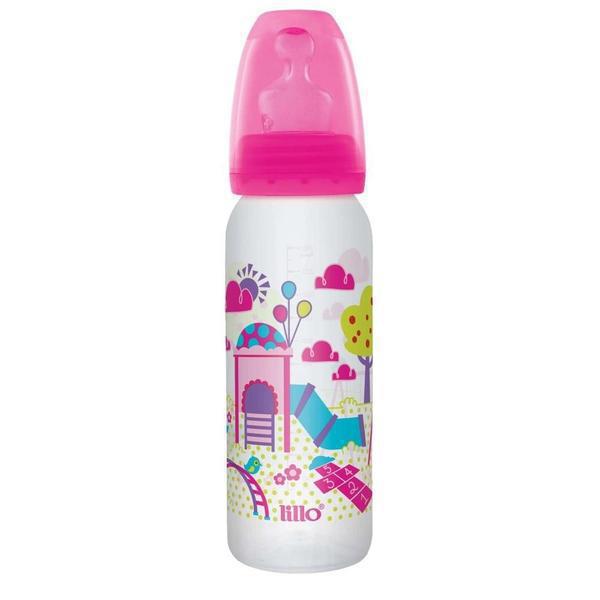 MAMADEIRA LILLO SILICONE ROSA 240ML