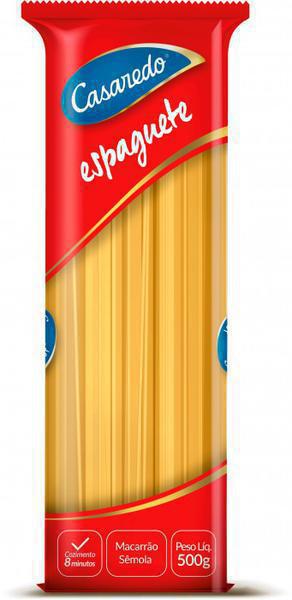 MASSA CASAREDO C/ OVOS ESPAGUETE 500G