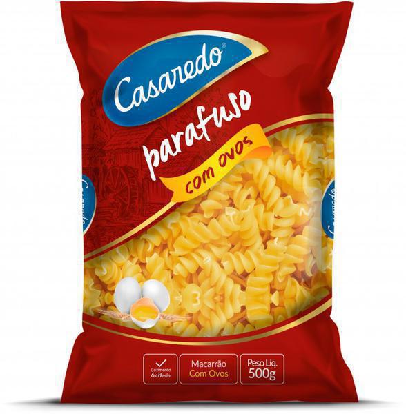 MASSA CASAREDO C/ OVOS PARAFUSO 500G