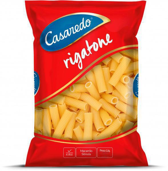 MASSA CASAREDO C/ OVOS RIGATONE 500G