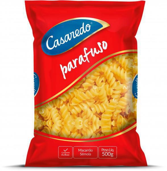 MASSA CASAREDO SÊMOLA PARAFUSO 500G