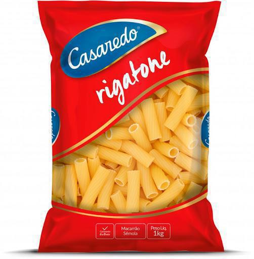 MASSA CASAREDO SÊMOLA RIGATONE 1KG