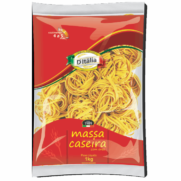 MASSA CASEIRA DITALIA TALHARIM 1KG N2