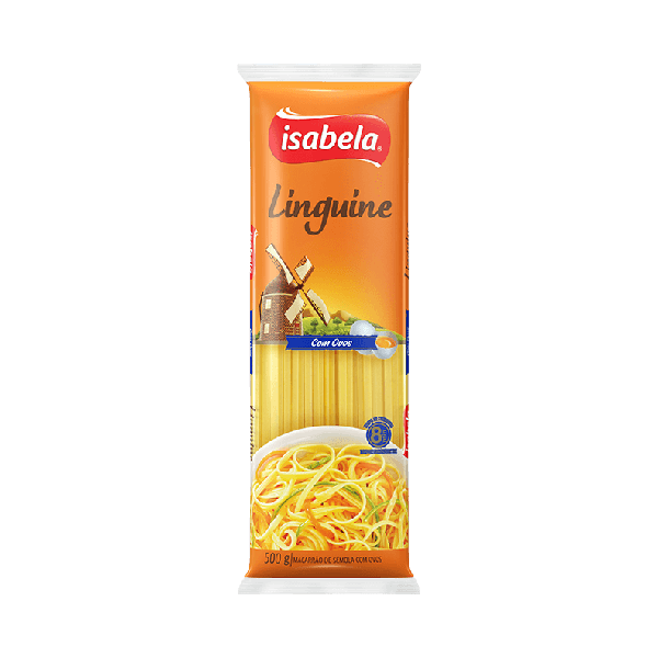MASSA ISABELA C/ OVOS LINGUINI 500G