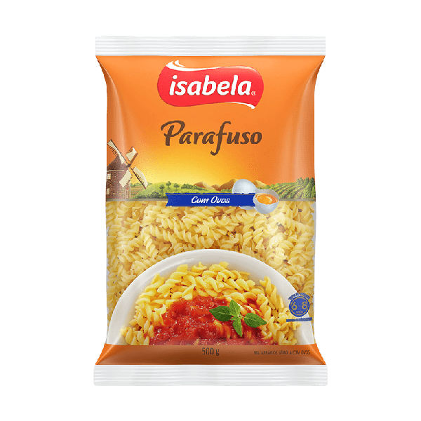 MASSA ISABELA C/ OVOS PARAFUSO 500G