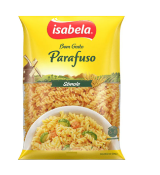 MASSA ISABELA SÊMOLA PARAFUSO 400G