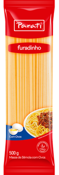 MASSA PARATI C/ OVOS ESPAGUETE FURADINHO 500G
