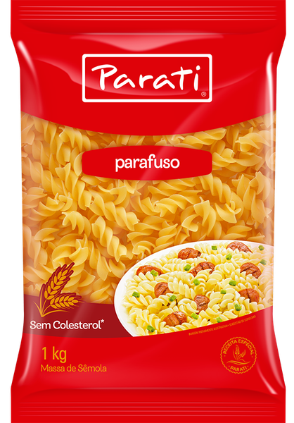 MASSA PARATI SÊMOLA PARAFUSO 1KG