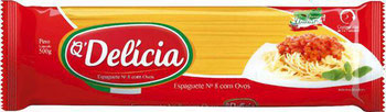 MASSA Q'DELICIA ESPAGUETE C/ OVOS Nº8 50