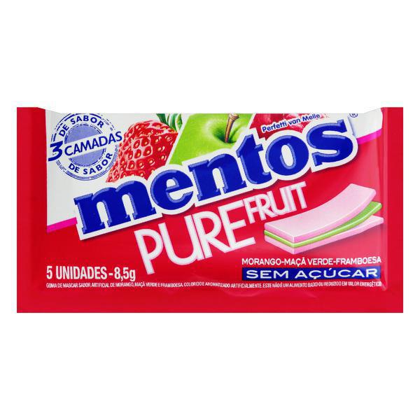 MENTOS PURE FRUIT C/ 5 8,5G