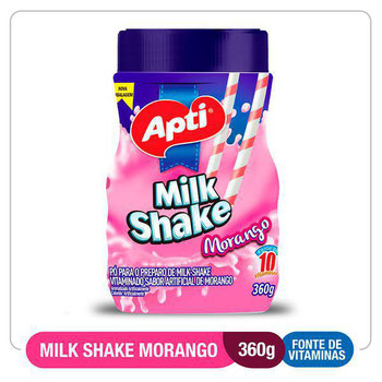MILK SHAKE APTI MORANGO 360G