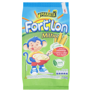 MINGAU FORT'LON MARATÁ MILHO 180G