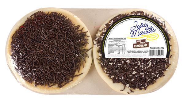 MINI PIZZA JOÃO DAS MASSAS CHOCOLATE 200
