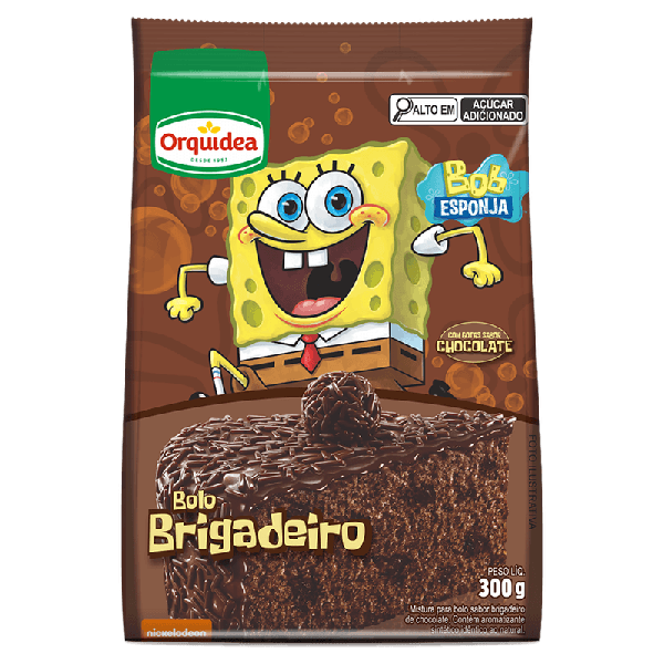 MISTURA P/ BOLO BOB ESPONJA BRIGADEIRO 3