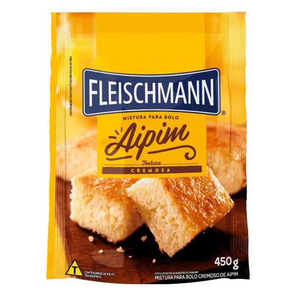MISTURA P/ BOLO FLEISCHMANN AIPIM 450G
