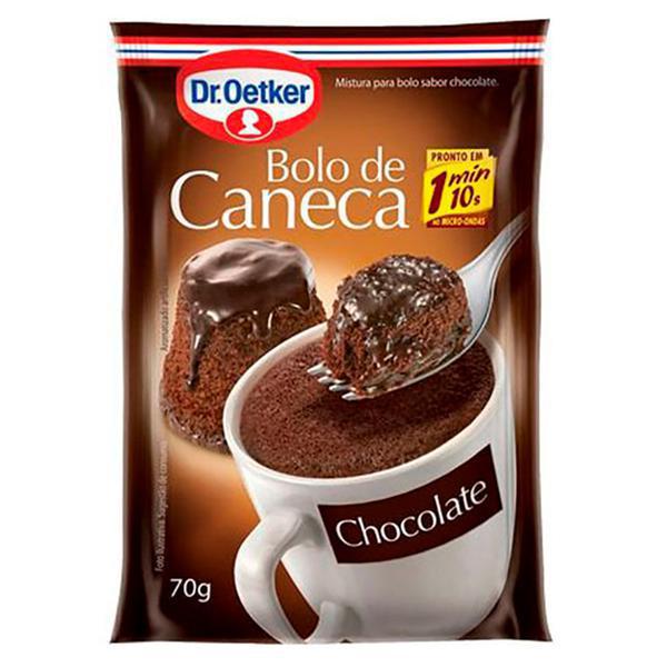 MISTURA P/ BOLO OETKER CANECA CHOC 70G