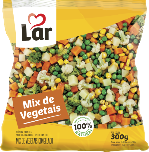 MIX DE VEGETAIS LAR CONGELADO 300G
