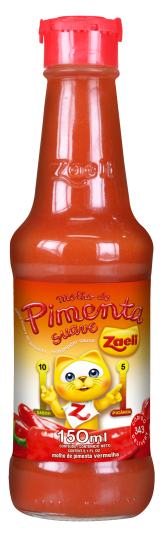 MOLHO DE PIMENTA SUAVE ZAELI 150ML