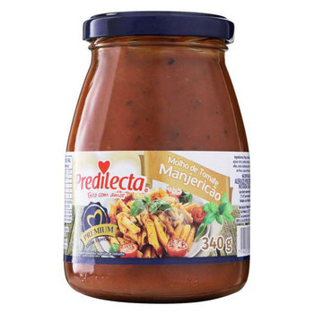 MOLHO PREDILECTA PREMIUM MANJERICÃO 340G