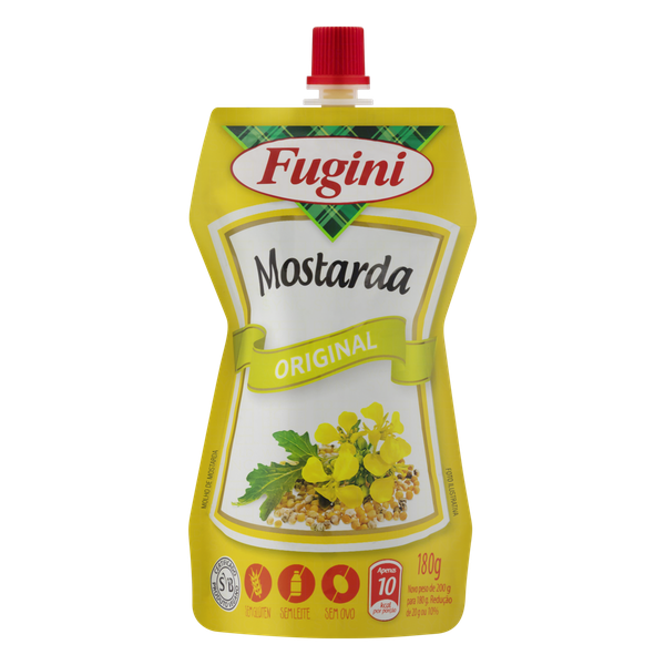 MOSTARDA AMARELA FUGINI SACHÊ 180G