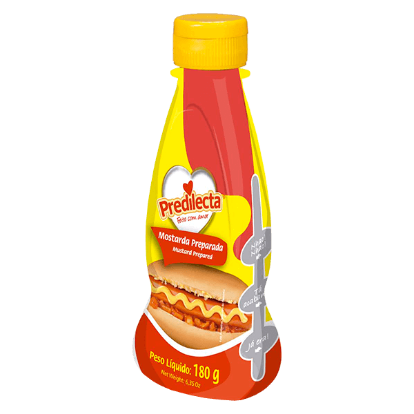 MOSTARDA PREDILECTA BISNAGA 180G