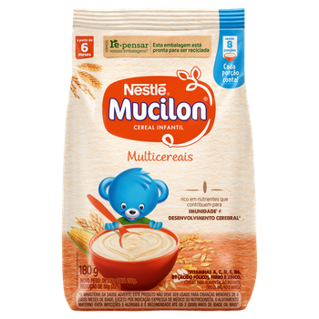 MUCILON NESTLÉ MULTI CEREAIS SACHÊ 180G