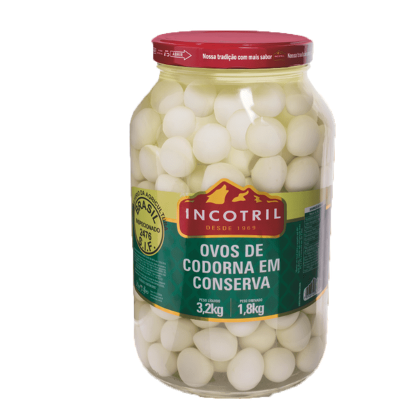 OVOS DE CODORNA INCOTRIL CONSERVA 300G